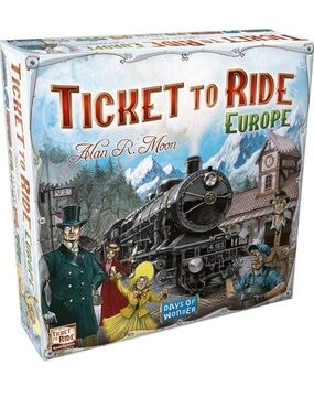 Ticket to Ride Europe Board Game - Blue Box